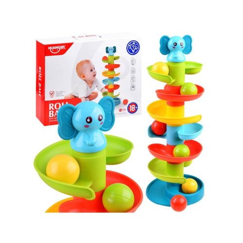 Pyramida elephant s loptičkami - Jesenné dekorácie