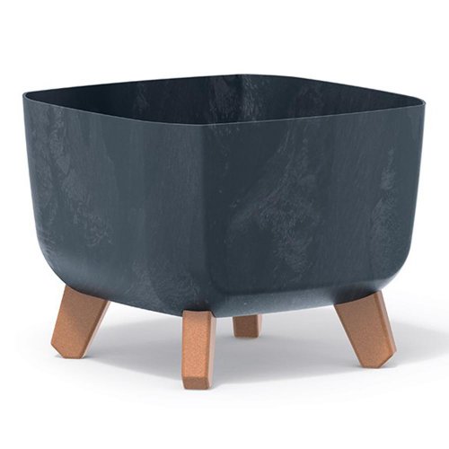 Dgql240e kvetináč gracia sq.na nohách beton antracit 24xh18,7cm - Umelé kvety