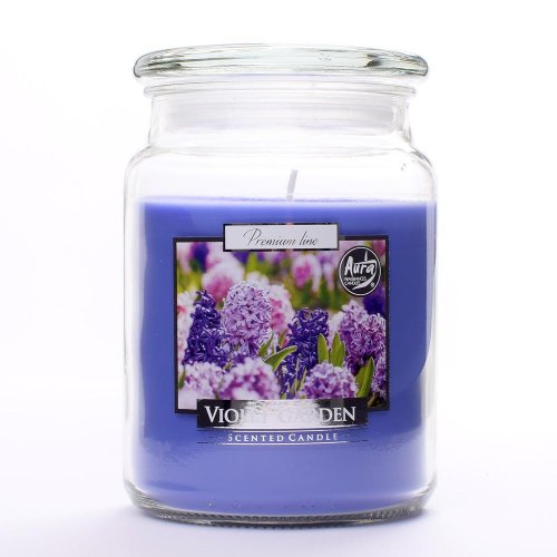 Voň.v skle s vrchn.fiol.ogrod/snd99-343/500gr 15cm