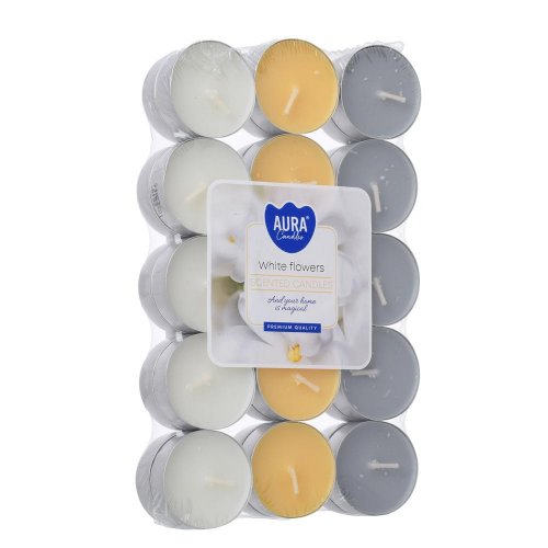 Čajové voňavé/30 biele kvety