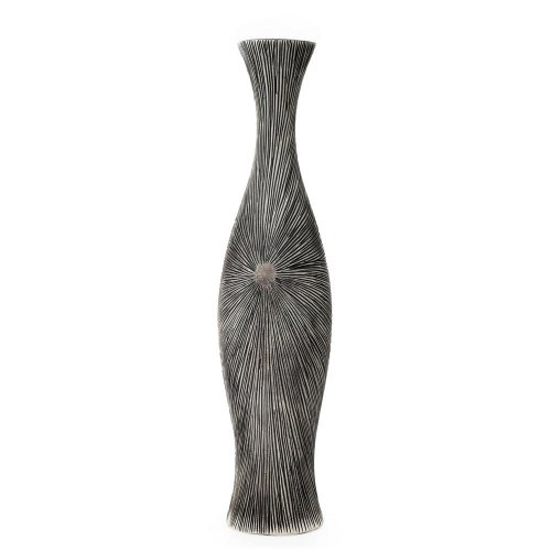 Váza polyrez m 14x14x59cm medená