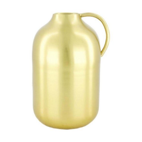 Váza fľaša kovová 14x14x24cm / 111284