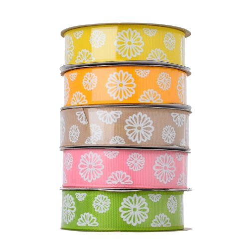 Stuha 403-fx 2,5cmx9m kvet mix farba