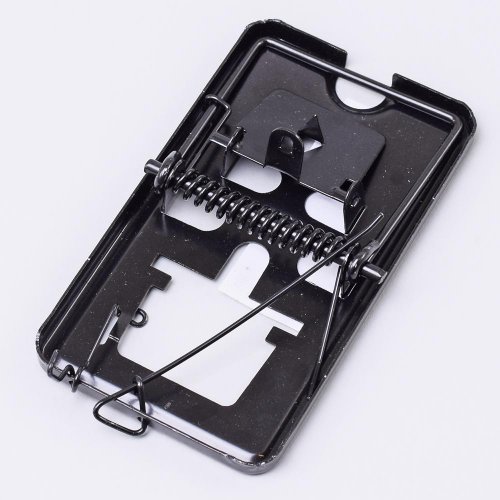 Pasca kovová malá čierna  na myš 12cm