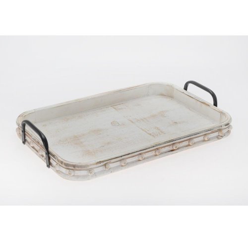 458fl/s tácka hranatá drevo l 50,5*32*4,5/8,5cm