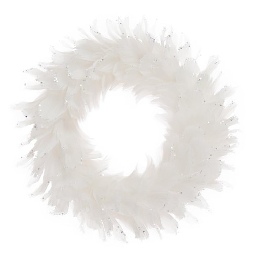 Veniec perie biely 28*28*8,5cm