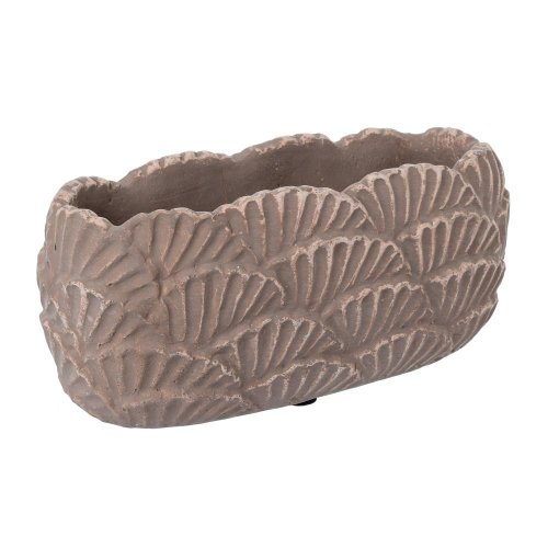Obal cement oval  brown 23*10.5*10.5cm
