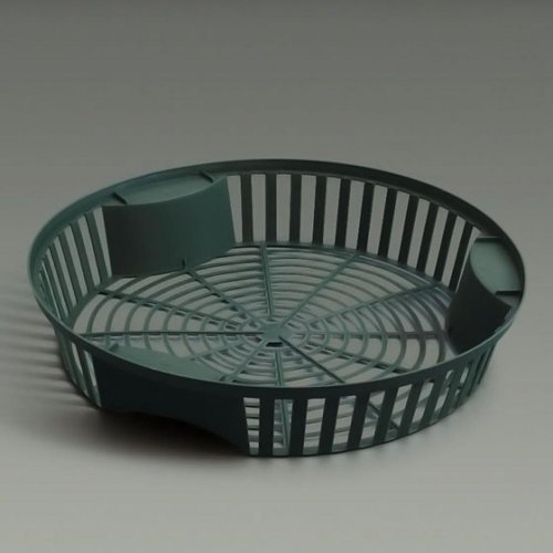 Ikcs215 onion ii košík na cibule tm.zelený 21,5xh5,4cm