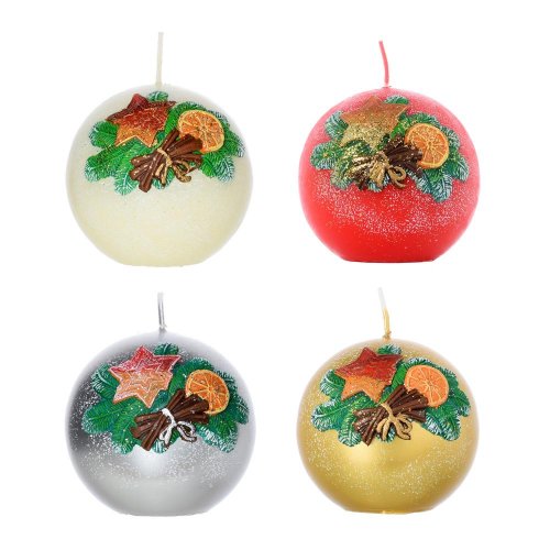 Štedrý večer guľa 100 mix farba