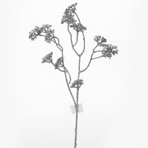 Vetvička cypruštek strieb.glitter 55cm