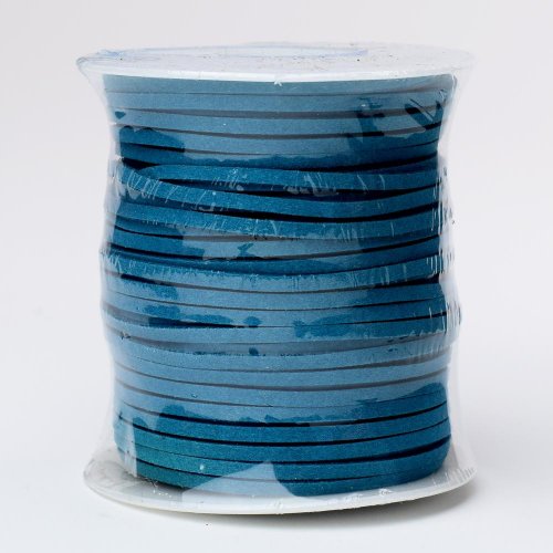 Šnúrka koža 3mmx45m tyrkysová