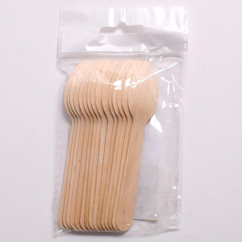 Lyžica drevená 11cm jednorázová sada 15ks/sd - Umelé kvety