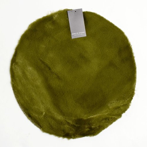 Koberec 32cm lesná zelená umelá kožušina