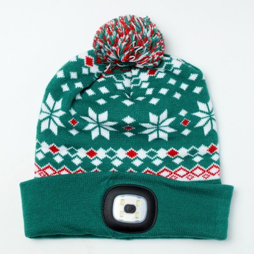 Čiapka x-mas,zelená,4xsmd led 60lm