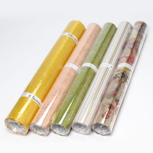 Fólia transparent 50x10y mix farba