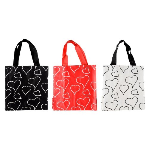 Taška nákupná pp laminát 10l, 25x15x27cm/mix