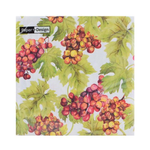 195232 servítky grapes 33x33cm