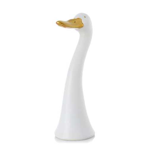 Husacia hlava bie so zlatým zobákom poly 8*9*25.5