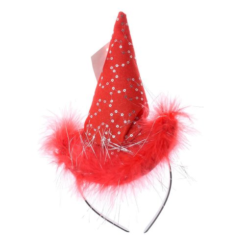 Čelenka klobúčik - Umelé kvety