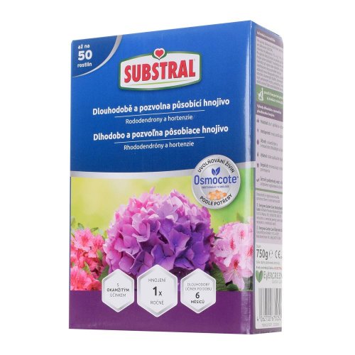 Substral osmocote dlhodobé na rododen.a hortenzie 750g