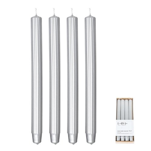 Kónická luna strieb.25x300mm,bal.4ks/411/