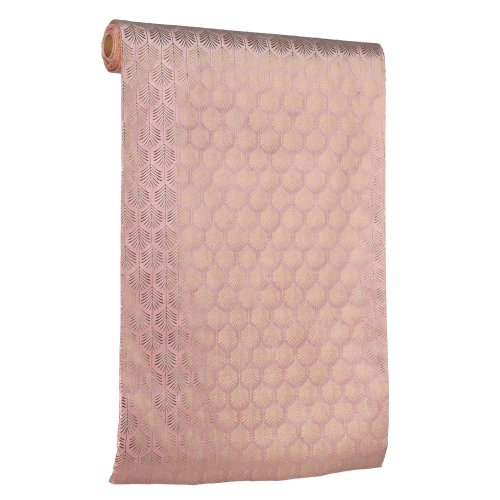 Vian. organza vz. antik ruž/zla. šamp. zam/textil 35*300cm - Vianočné dekorácie a ozdoby
