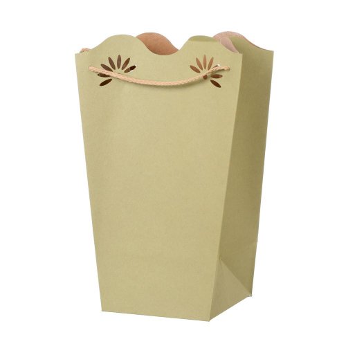 Taška kraft na kvety 24x35+15x15cm 30-v.salvia /sv zelená