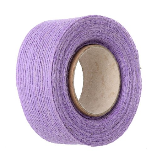 Stuha juta 4cmx10y/9,14 fialova