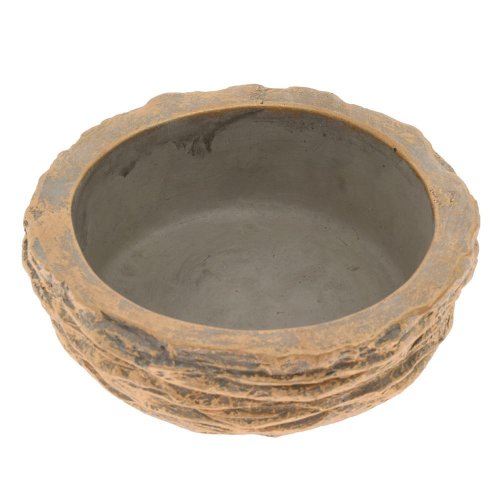 Obal kruh cement bledo-sivo-zlatý 20,5cm