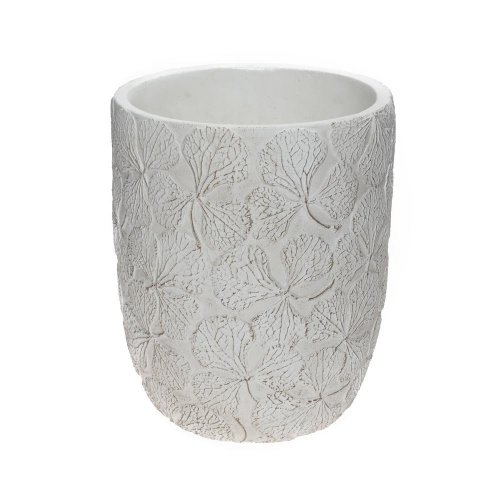 Obal kvety keramika 17*17*20.8 biely