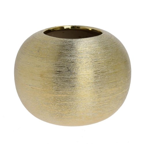 Obal keramika 21x21x16cm zlatý