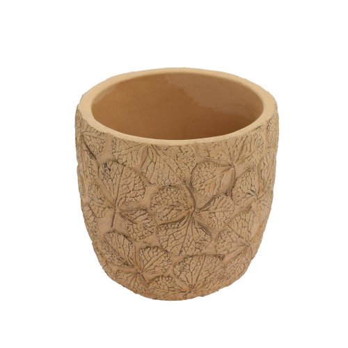 Obal kvety keramika 10.8*10.8*10.3 hnedý