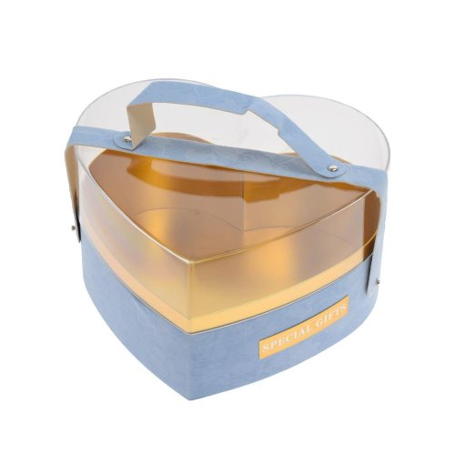 Darčeková krabička na kvety 25x23x14cm sv.modrá - Aranžérsky materiál