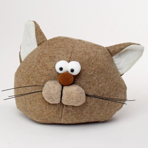 Ťažítko mačka hlava 18x14x16cm