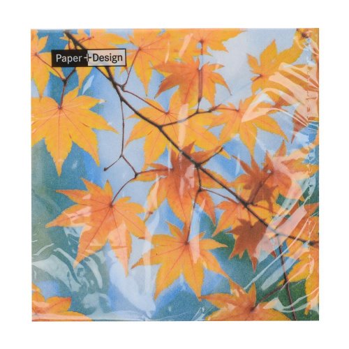 199381 servítky jeseň lístie 33x33cm/199381
