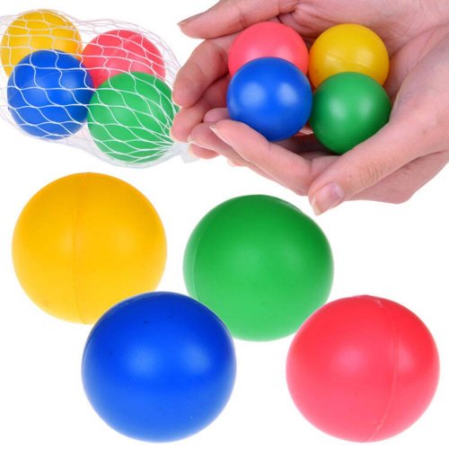 Colorful balls loptička v sieti 4 kusy