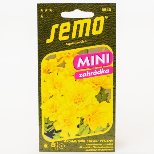 Aksamietnica rozl. safari yellow 30s.