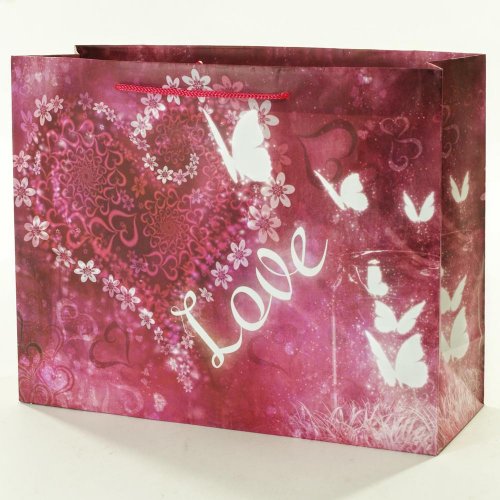 Darčeková taška m 32x11x25,5cm love