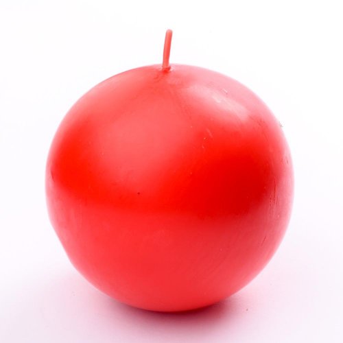 Guľa hladká 100 červená