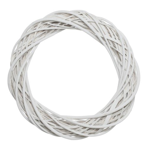 Prút.1/1 veniec biely 40x8,5cm