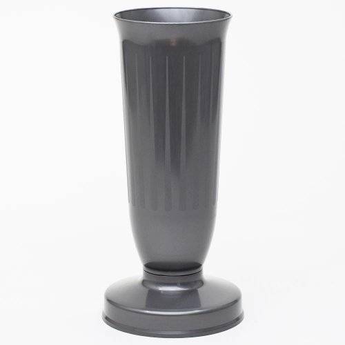 Váza so záťažou 26cm grafit - Veľkonočné ozdoby