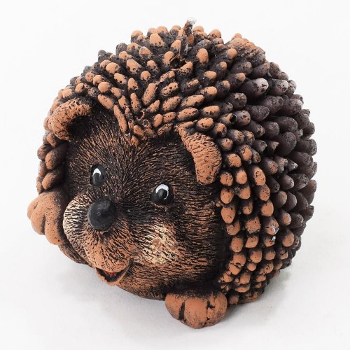 Figurka ježko 16x10,5 rudy