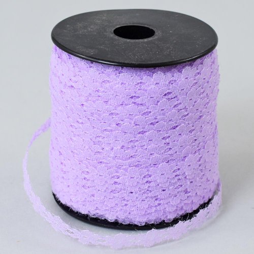 Stuha čipka 9mmx100y bl.fialová