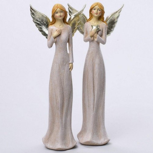 Anjel ruž. zlatý mix2 9*5*23