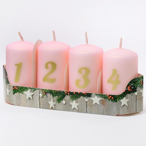 Adv.s číslami ružová ac700707