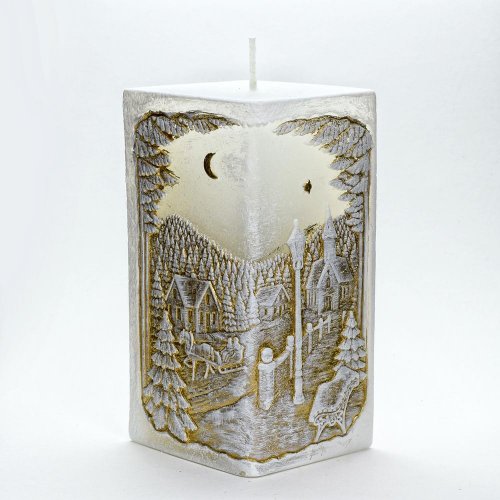 Zimná krajinka kváder 70x140 bie+zlatý