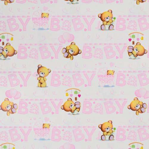 Papier bal. s/25  detský ružový 0.70mx11*1997