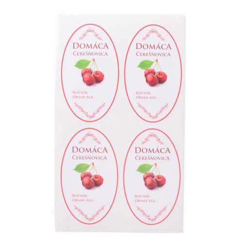 Samolepky čerešňovica 16ks/mix