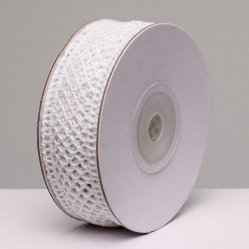 Stuha čipka hy-3548 biela 2,5cmx4,50m hy-3548