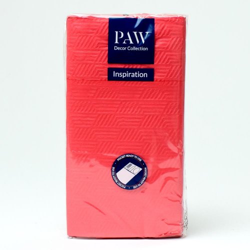 Sdp102503 servítky 40x40cm/16ks/3vrst. red pocket inspiration modern